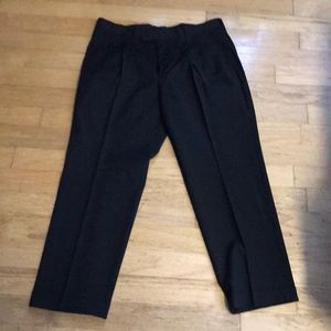 Stafford executive wool suit pants black 36 x 29